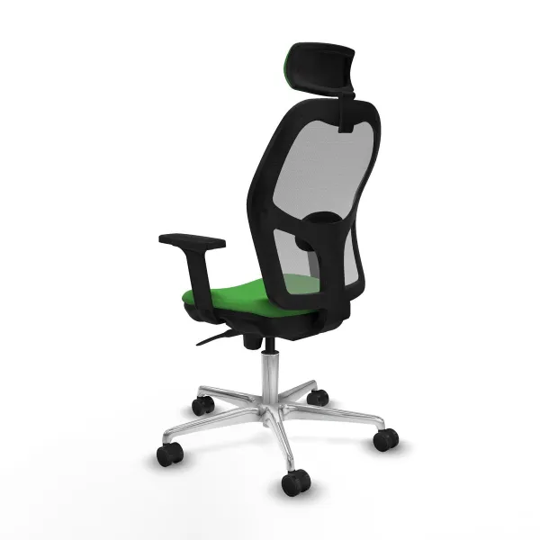 Ofiso kėdė su atrama galvai Piqueras y Crespo 2D086N2 Žalia