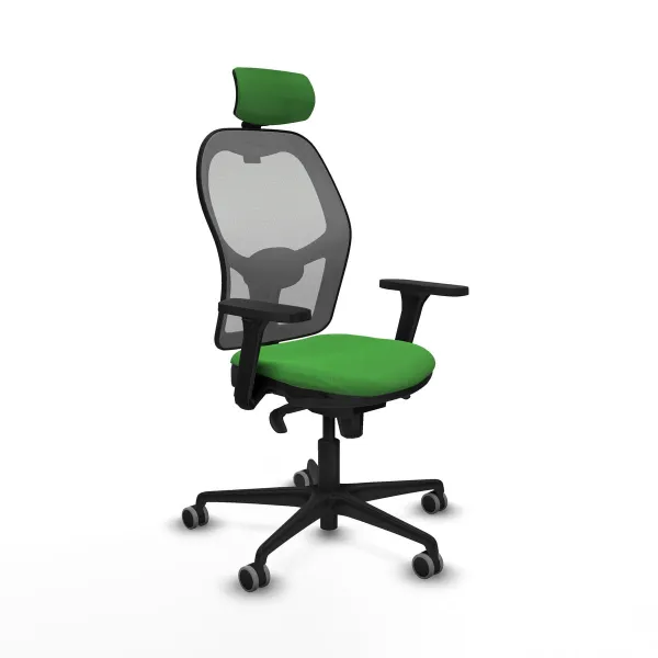 Office Chair with Headrest Piqueras y Crespo 3D036G2 Green