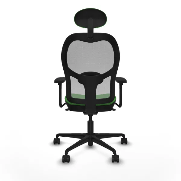 Ofiso kėdė su atrama galvai Piqueras y Crespo 3D036N1 Žalia