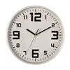 Table clock Atmosphera Silver polypropylene (Ø 30 cm)