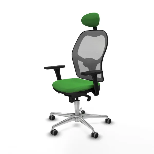 Office Chair with Headrest Piqueras y Crespo 3D086G1 Green