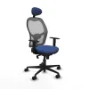 Office Chair with Headrest Jorquera Piqueras y Crespo 1D036N1 Navy Blue