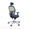 Office Chair with Headrest Jorquera Piqueras y Crespo 1D086G1 Navy Blue