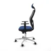Office Chair with Headrest Jorquera Piqueras y Crespo 1D086G1 Navy Blue