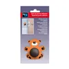 Doorstop Inofix Doors Bear Adhesive Orange PVC