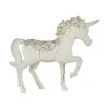 Decorative Figure Unicorn 9,5 x 31 x 40 cm White Plastic