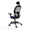 Ofiso kėdė su atrama galvai Piqueras y Crespo 3D036N1 Tamsiai mėlyna