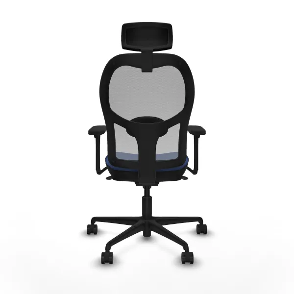 Office Chair with Headrest Piqueras y Crespo 3D036N2 Navy Blue