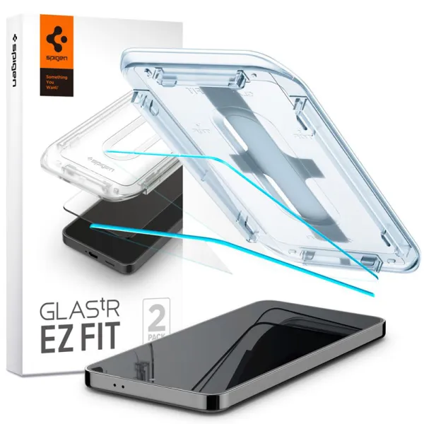 Spigen GLAS.TR EZ FIT 2-Pack - Tempered glass for Samsung Galaxy S25+ / S24+ (2 pcs)