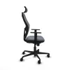 Office Chair with Headrest Piqueras y Crespo 1D036N2 Grey