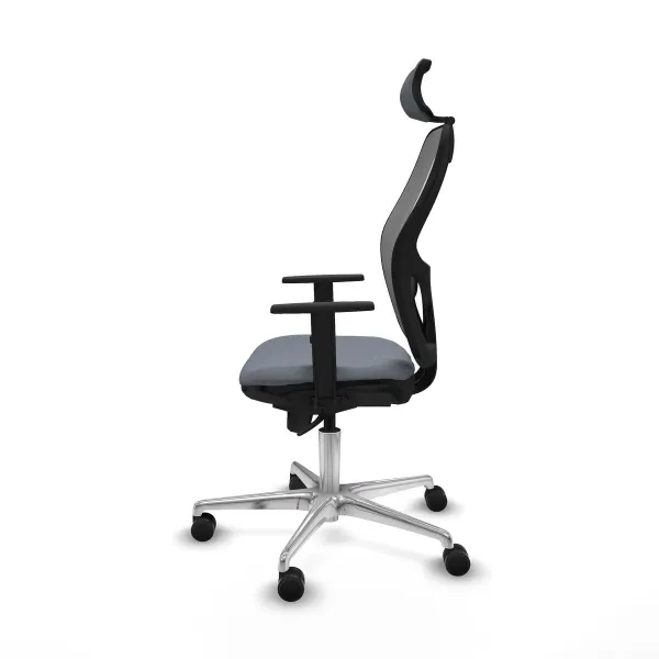 Office Chair with Headrest Piqueras y Crespo 1D086N2 Grey