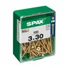 Box of screws SPAX Wood screw Flat head (3,0 x 30 mm)