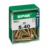 Box of screws SPAX Wood screw Flat head (5 x 40 mm) (5,0 x 40 mm)