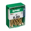 Box of screws SPAX Wood screw Flat head (5 x 60 mm) (5,0 x 60 mm)