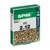 Box of screws SPAX 4081020200122 Wood screw Flat head (2 x 12 mm) (2,0 x 12 mm)