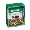 Box of screws SPAX Wood screw Flat head (5 x 30 mm) (5,0 x 30 mm)