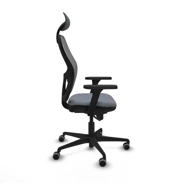 Office Chair with Headrest Piqueras y Crespo 3D036G1 Grey
