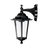 Lantern EDM Zurich Black Aluminium 60 W E27 19, 2 x 94,7 cm