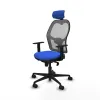 Biroja krēsls ar galvas atbalstu Piqueras y Crespo 1D036N2 Zils
