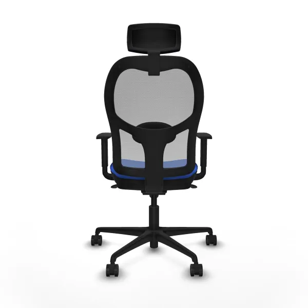 Office Chair with Headrest Piqueras y Crespo 1D036N2 Blue
