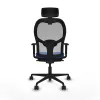 Office Chair with Headrest Piqueras y Crespo 1D036N2 Blue