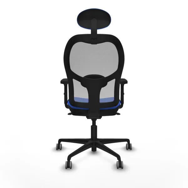Office Chair with Headrest Piqueras y Crespo 2D036G1 Blue