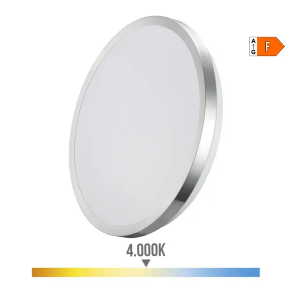 LED Flush-fitting Ceiling Light Wall Light EDM F 24 W (4000 K)