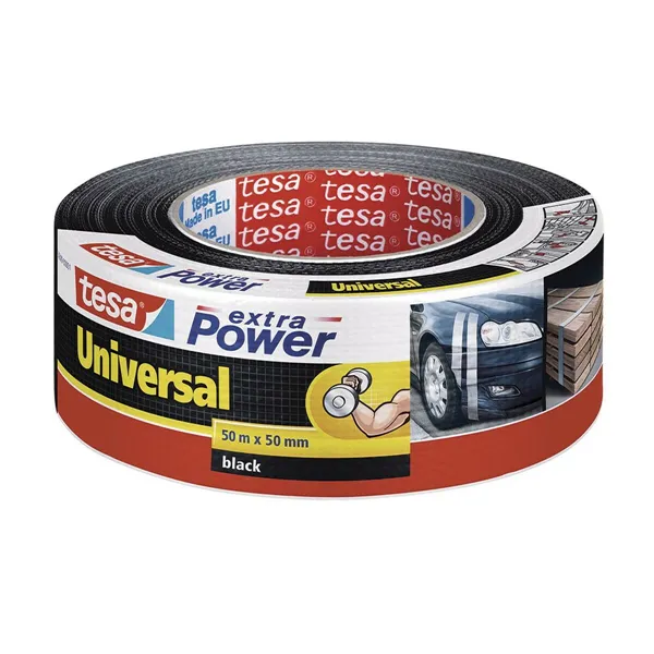 Duct tape TESA 56389 Black 50 mm x 50 m