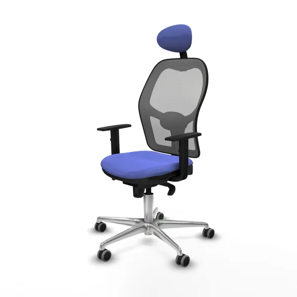 Office Chair with Headrest Jorquera Piqueras y Crespo 1D086G1 Light Blue