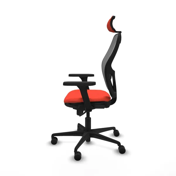 Office Chair with Headrest Jorquera Piqueras y Crespo 3D036N2 Dark Orange