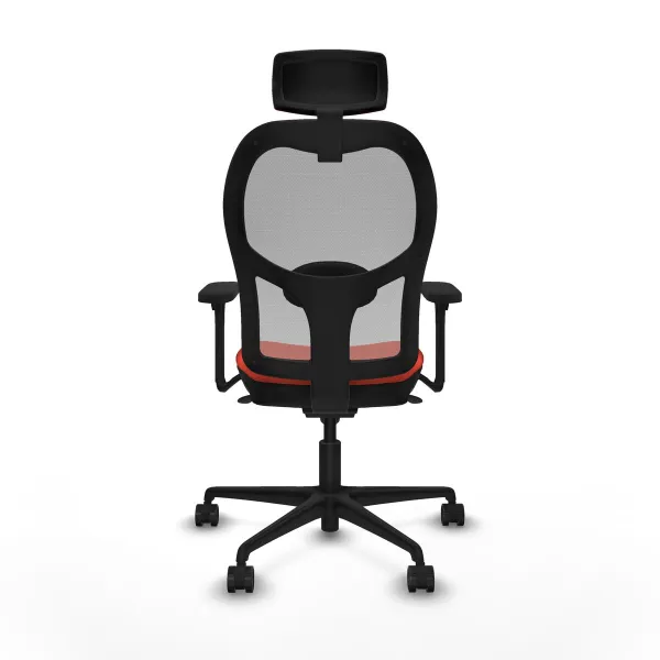 Office Chair with Headrest Jorquera Piqueras y Crespo 3D036N2 Dark Orange