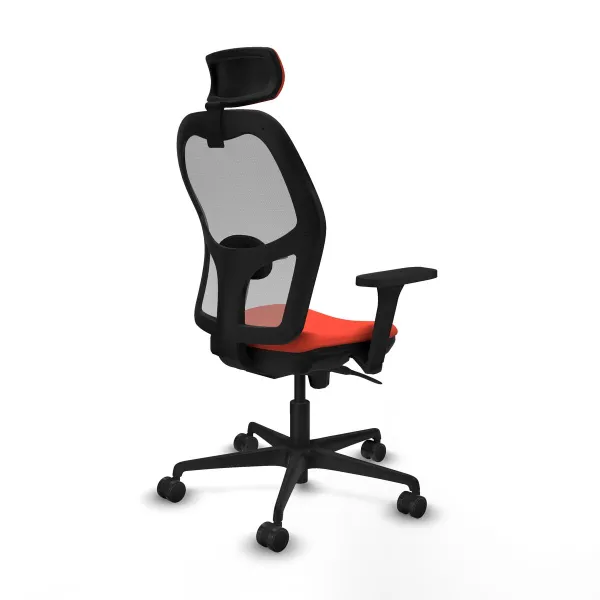 Office Chair with Headrest Jorquera Piqueras y Crespo 3D036N2 Dark Orange