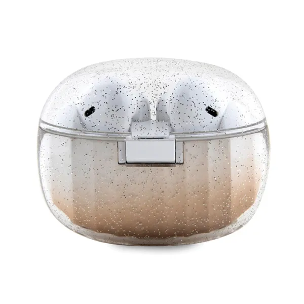 Guess Glitter Gradient - TWS Bluetooth headphones + charging case (gold)