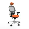 Office Chair with Headrest Jorquera Piqueras y Crespo 2D086N1 Orange