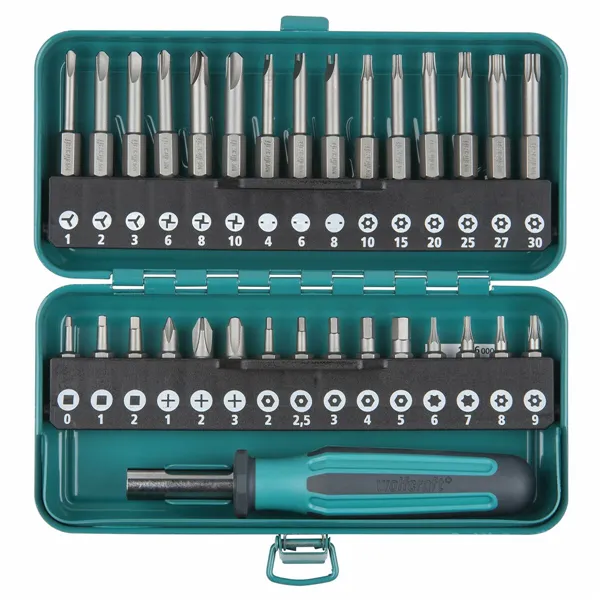 Bit set Wolfcraft Screwdriver TX Phillips