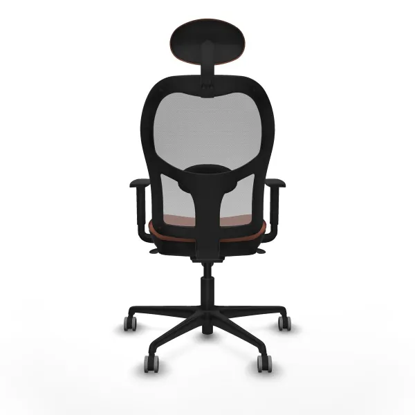 Toimistotuoli niskatuella Jorquera Piqueras y Crespo 1D036G1 Ruskea Harmaa