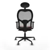Office Chair with Headrest Jorquera Piqueras y Crespo 1D036G1 Brown Grey