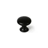 Doorknob Rei 760 Ø 25 x 24 mm Black Metal 4 Pieces