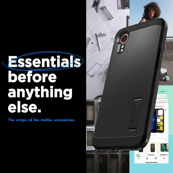 Spigen Tough Armor - Case for Samsung Galaxy XCover 7 (Black)