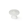 Doorknob Rei 3110 Circular Metal White 4 Units (Ø 35 x 26 mm)