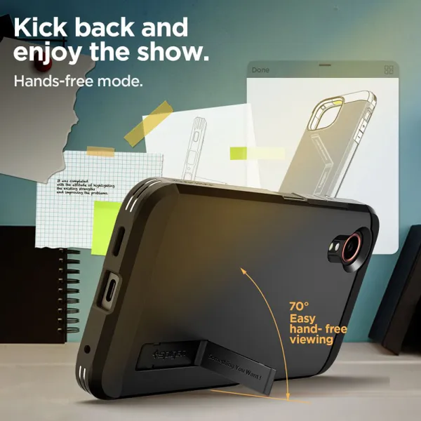 Spigen Tough Armor - Case for Samsung Galaxy XCover 7 (Black)