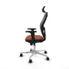 Office Chair with Headrest Jorquera Piqueras y Crespo 2D086N2 Brown Grey