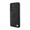BMW Leather Half Textured & Circle MagSafe - Case for Samsung Galaxy S24+ (black)