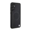 BMW Leather Half Textured & Circle MagSafe - Case for Samsung Galaxy S24+ (black)