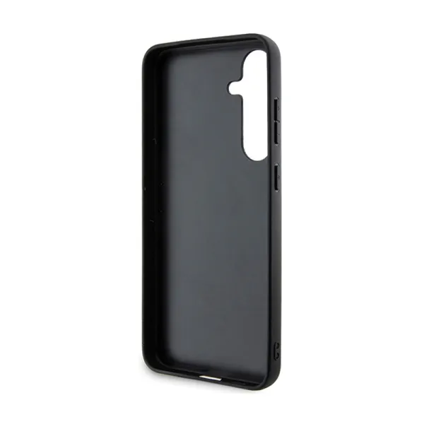 BMW Leather Half Textured & Circle MagSafe - Case for Samsung Galaxy S24+ (black)