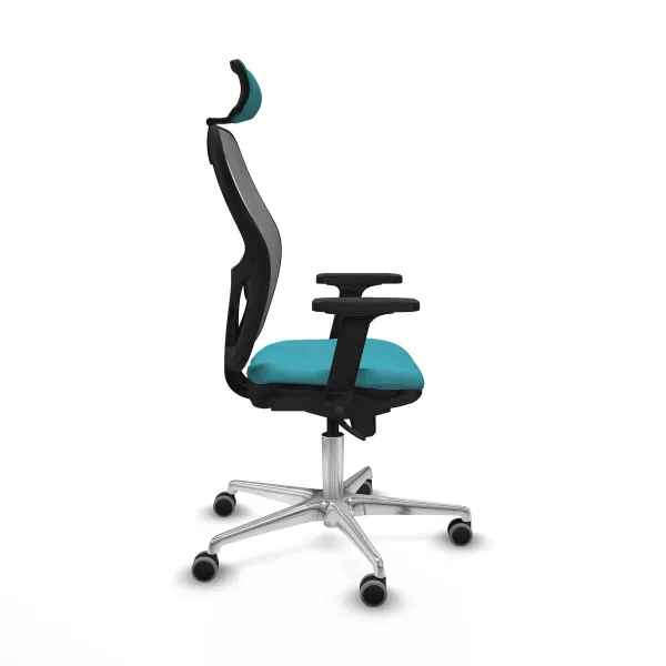 Office Chair with Headrest Jorquera Piqueras y Crespo 2D086G2 Turquoise