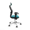 Office Chair with Headrest Jorquera Piqueras y Crespo 2D086G2 Turquoise