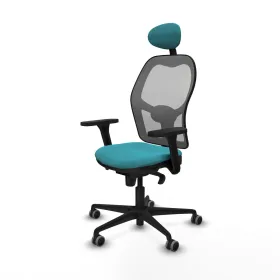 Office Chair with Headrest Jorquera Piqueras y Crespo 3D036G1 Turquoise