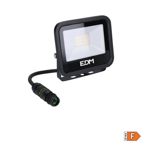 LED spotlight EDM 70401 Black Series Black F 20 W 12,4 x 10,6 x 2,8 cm (6400 K)