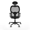 Office Chair with Headrest Jorquera Piqueras y Crespo 1D036G1 Light grey